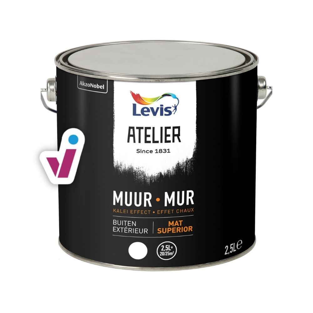 Levis Atelier Muur Buiten Kalei-effect