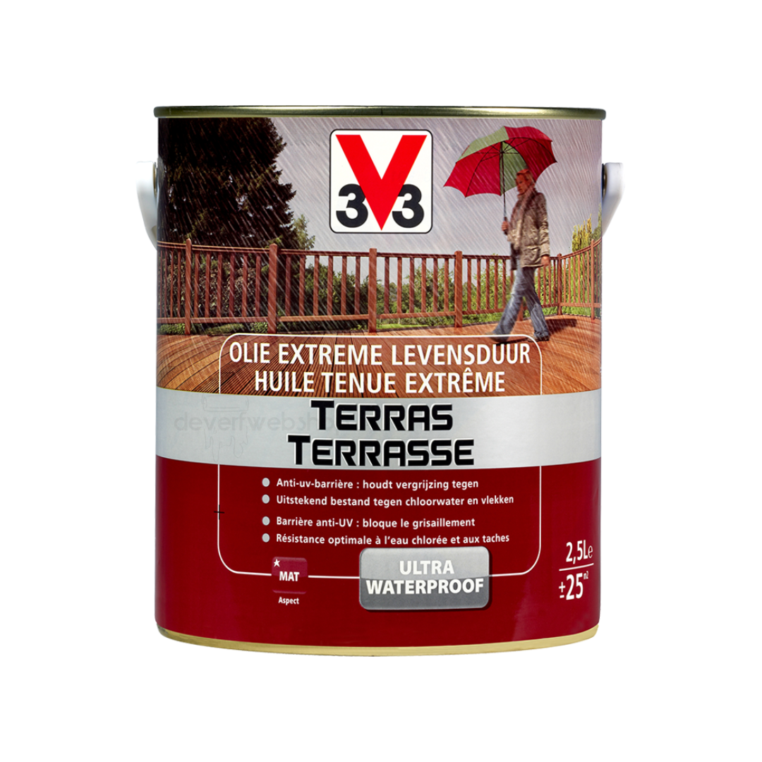 V33 Terrasolie Extreme Levensduur