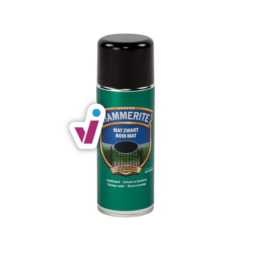 Hammerite Mat Zwart Spray