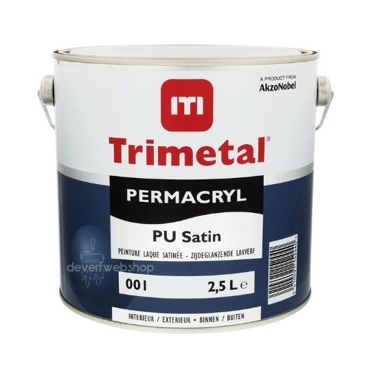 Trimetal Permacryl PU Satin - Wit