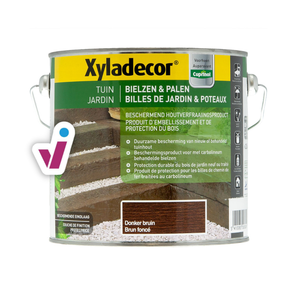 Xyladecor Bielzen & Palen - Donker Bruin