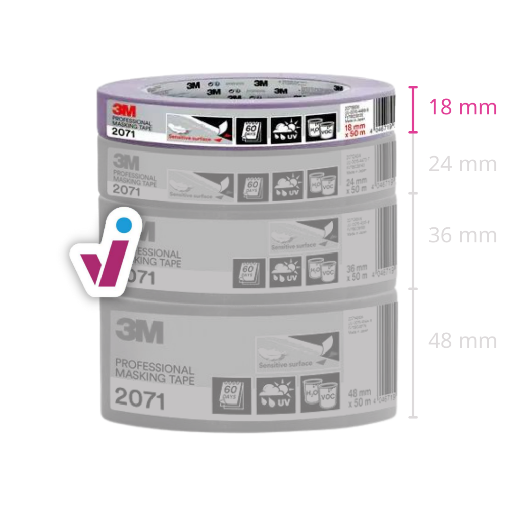 3M Purple Masking Tape 2071
