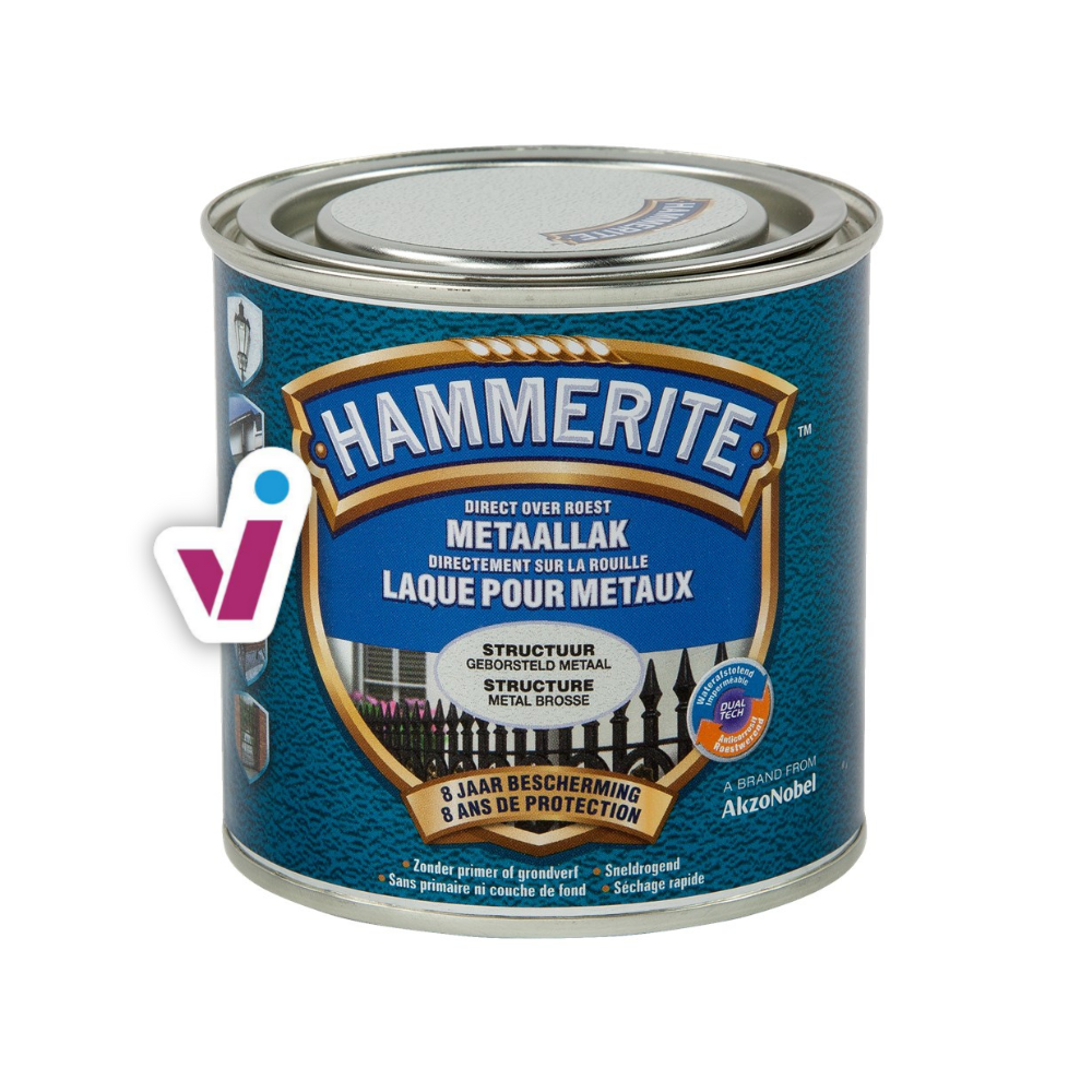 Hammerite Metaallak Structuur - Geborsteld Metaal