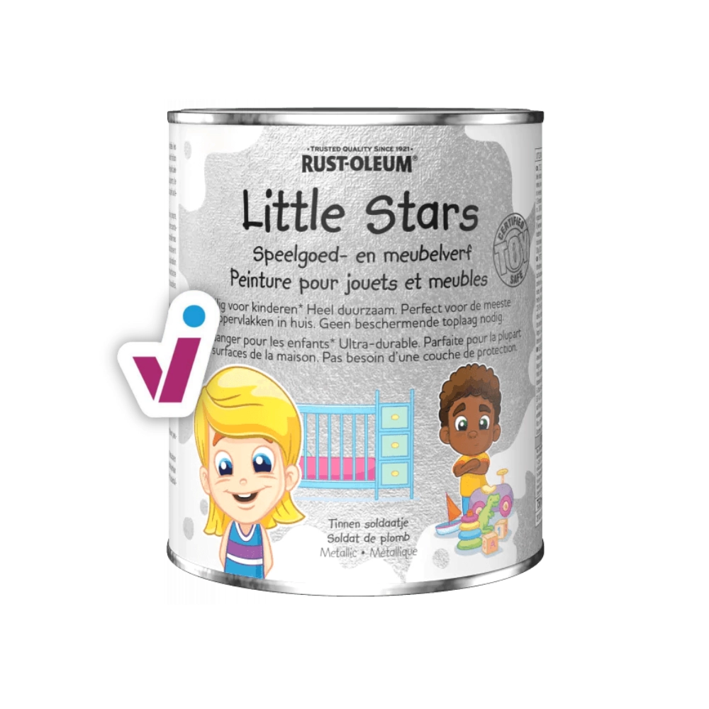Little Stars Meubel- en speelgoedverf Metallic