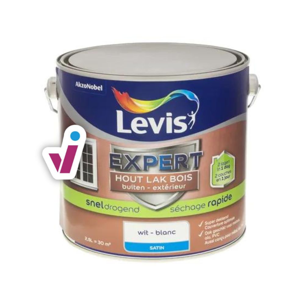 Levis Expert Hout Lak Buiten Sneldrogend Satin