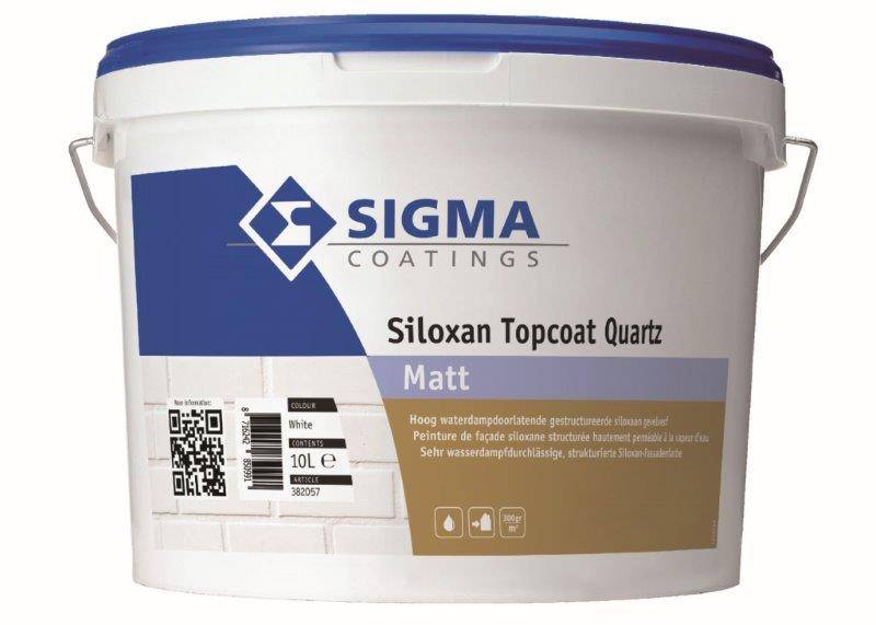 Sigma Siloxan Topcoat Quartz Matt - Wit