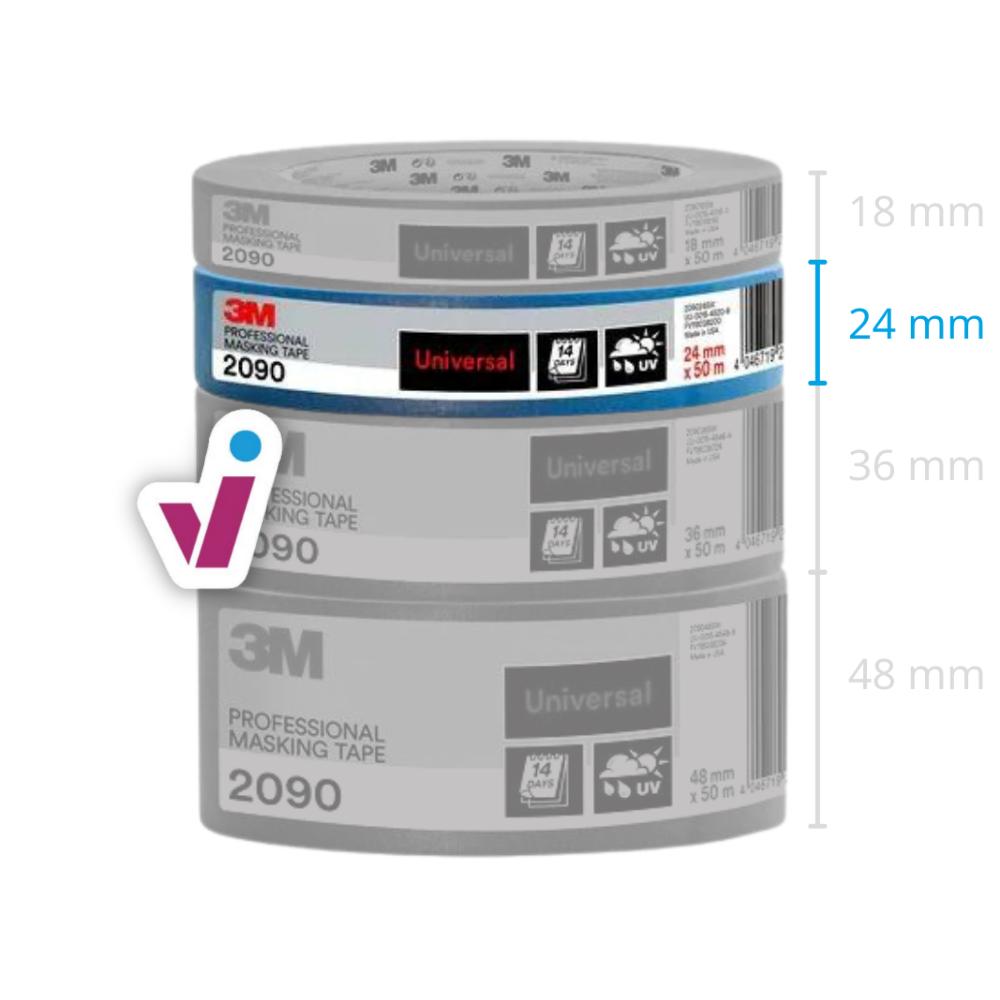 3M Blauwe Masking Tape 2090