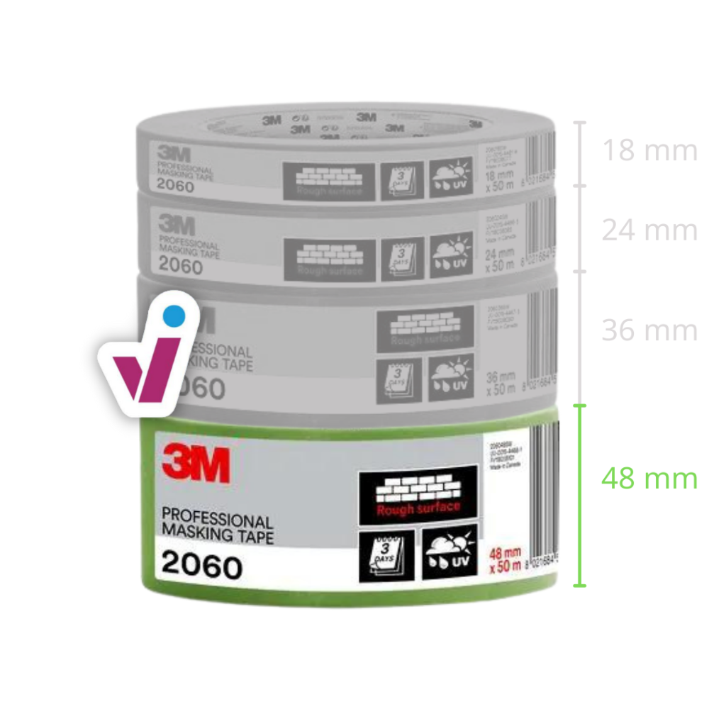 3M Groene Masking Tape 2060