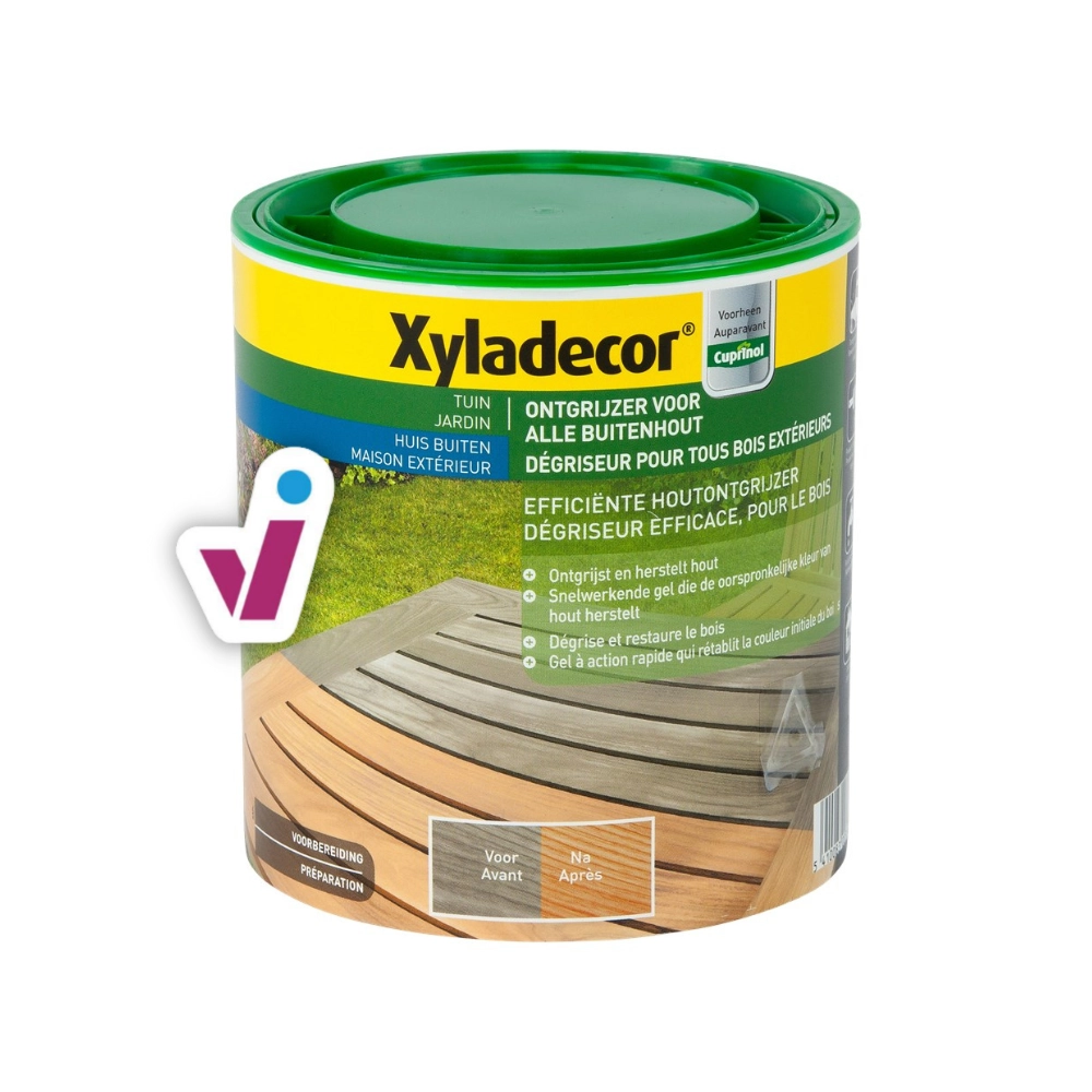 Xyladecor Ontgrijzer voor alle Buitenhout