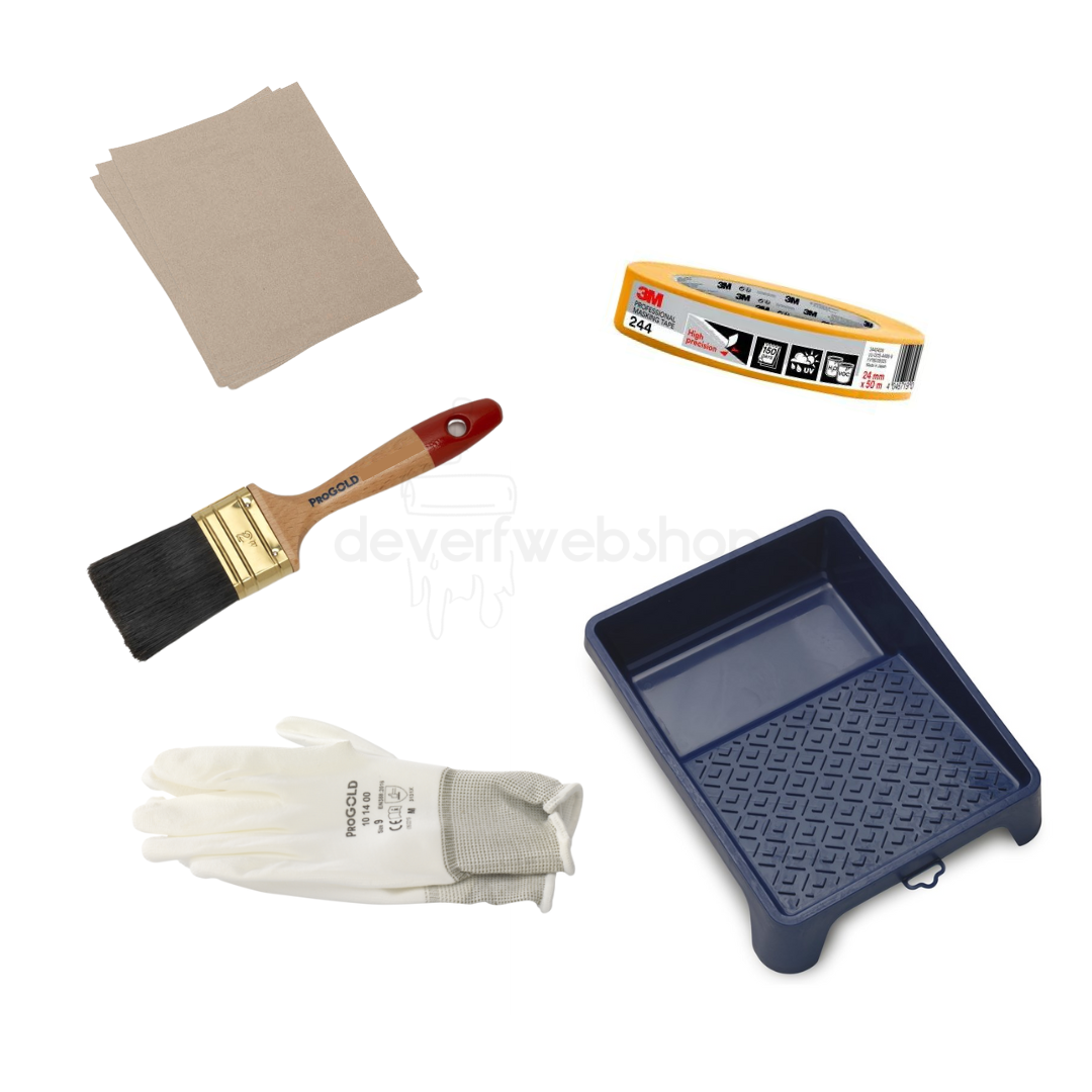 Wood Stain Supplies Set