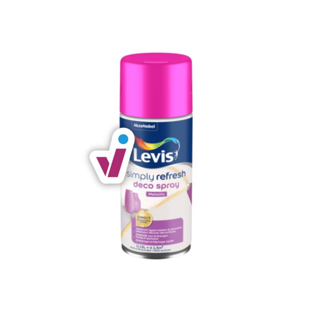 Levis Simply Refresh Deco Spray Fluo - Roze