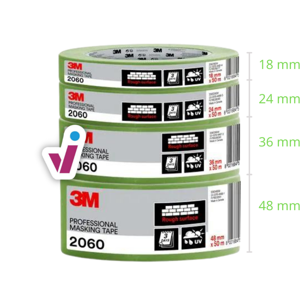 3M Groene Masking Tape 2060
