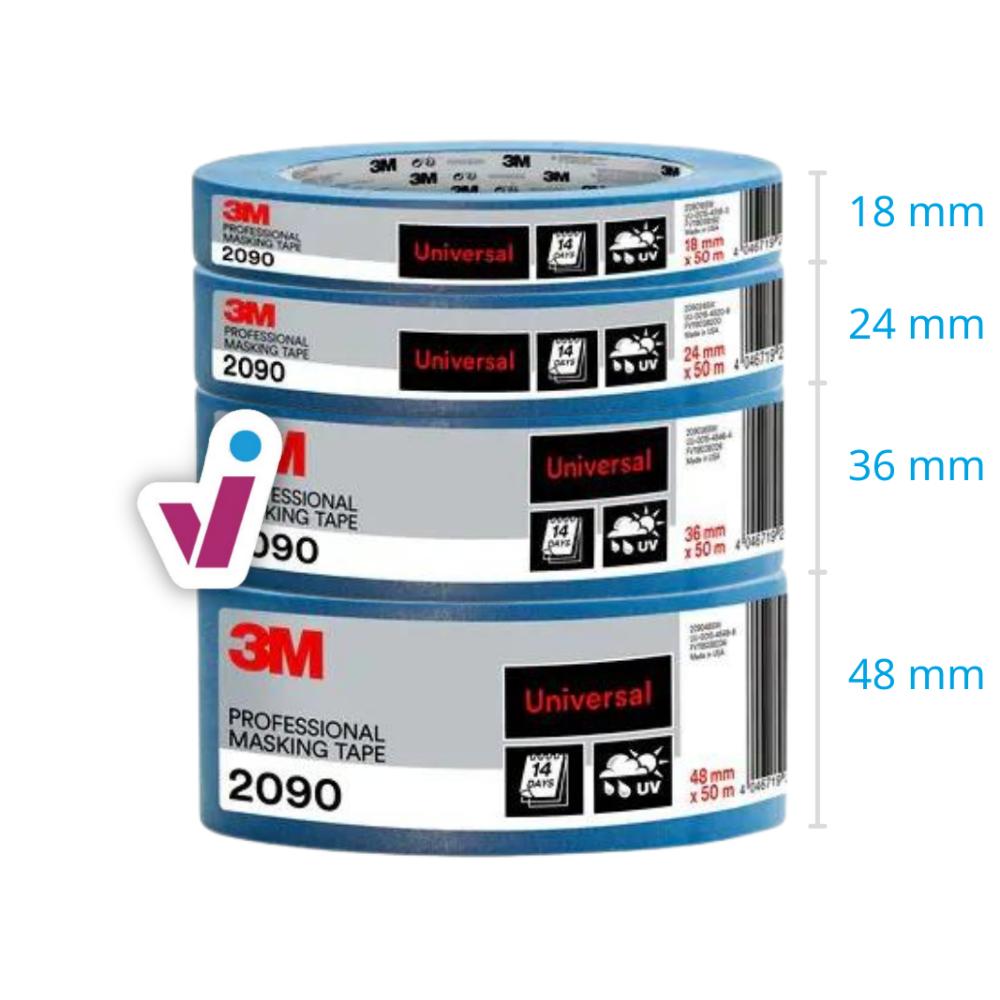 3M Blauwe Masking Tape 2090