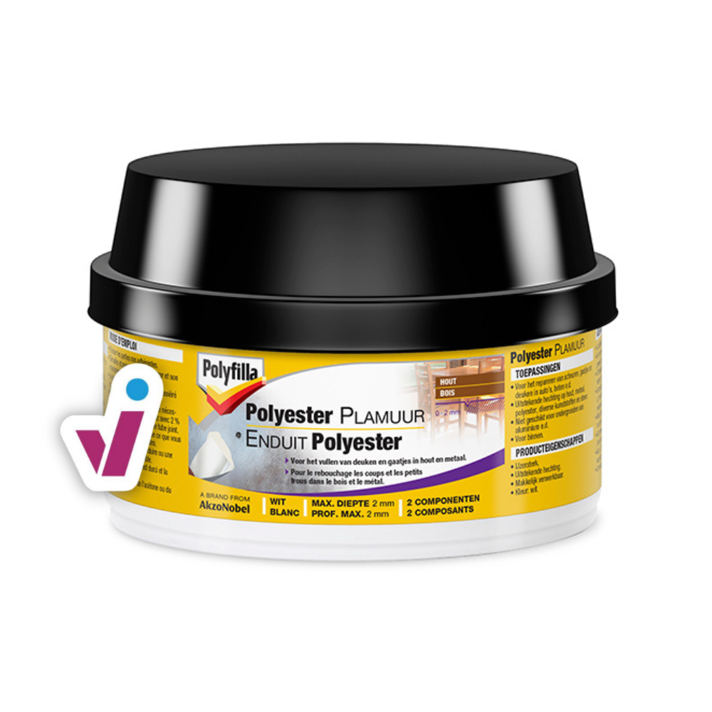 Polyfilla Polyester Plamuur Set
