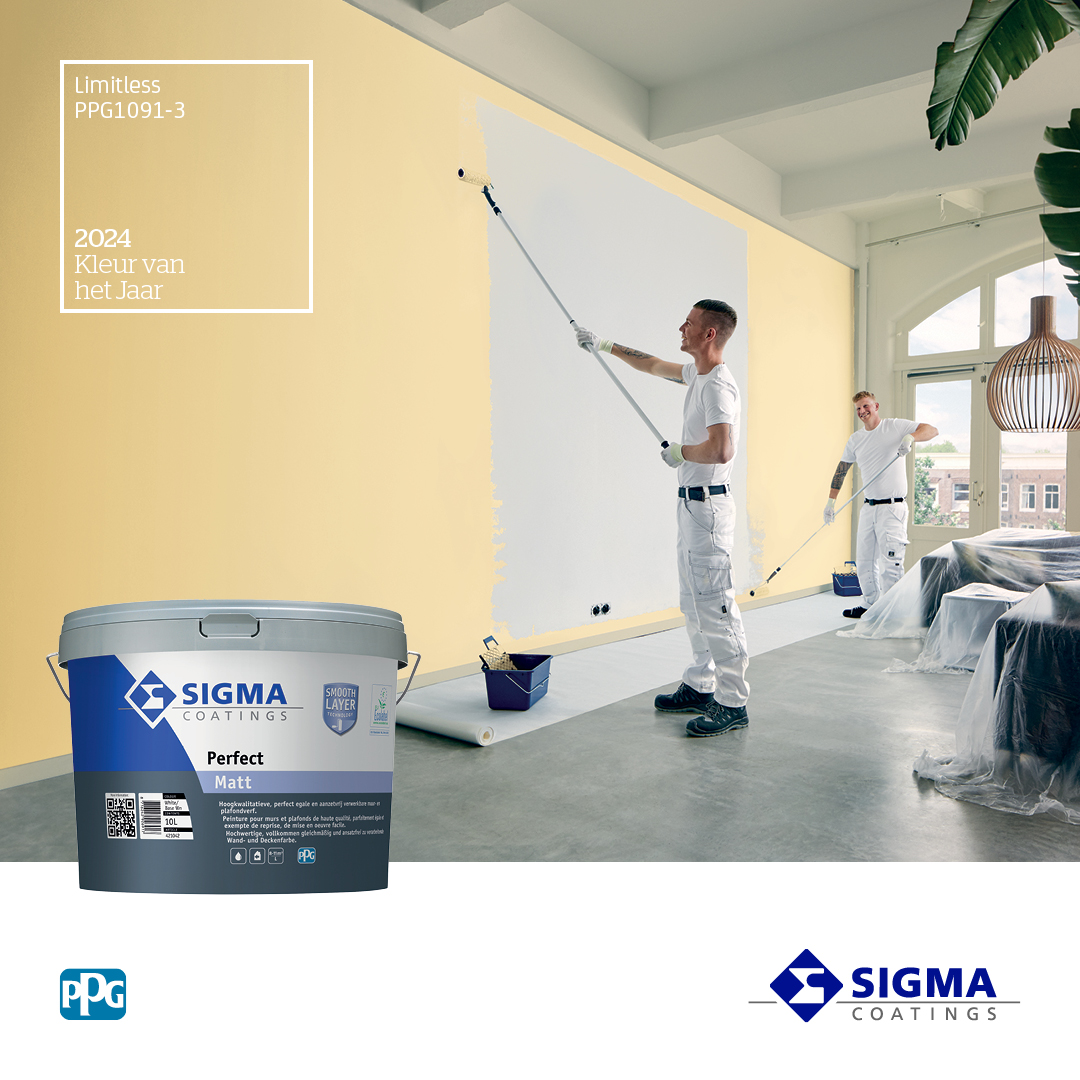 Kleur van het jaar 2024 - Limitless - Sigma Perfect Matt - Tintrio