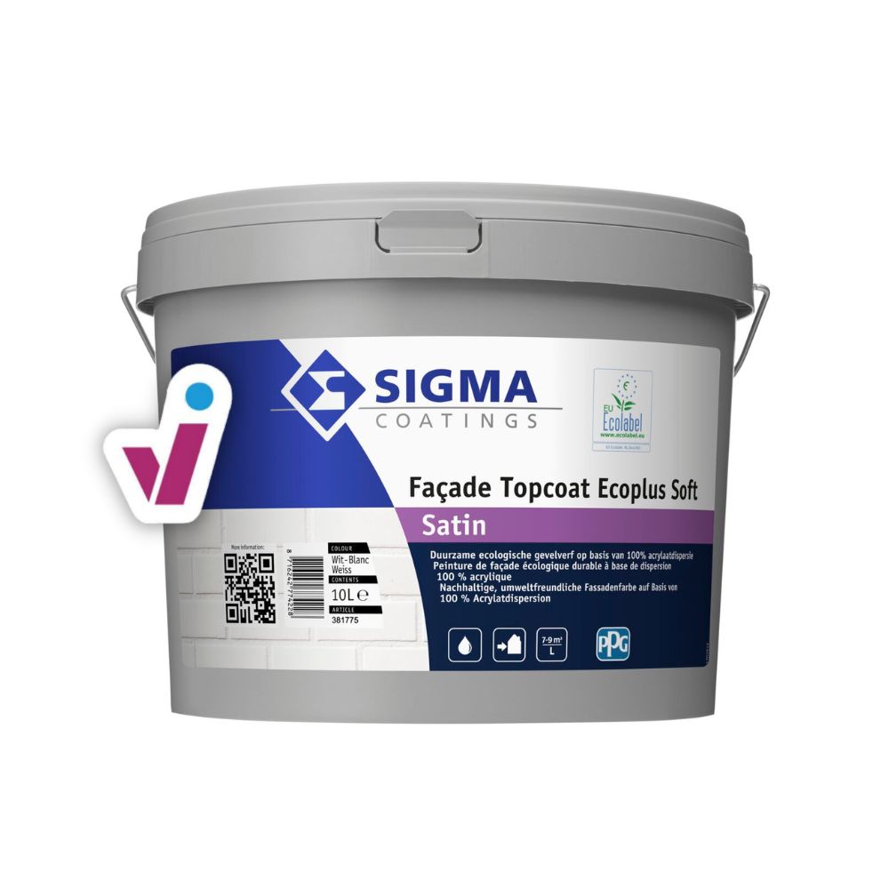 Sigma Façade Topcoat Ecoplus Soft Satin
