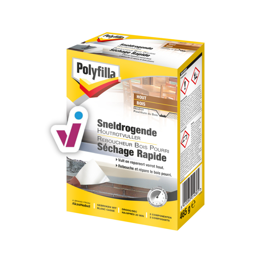 Polyfilla Sneldrogende Houtrotvuller