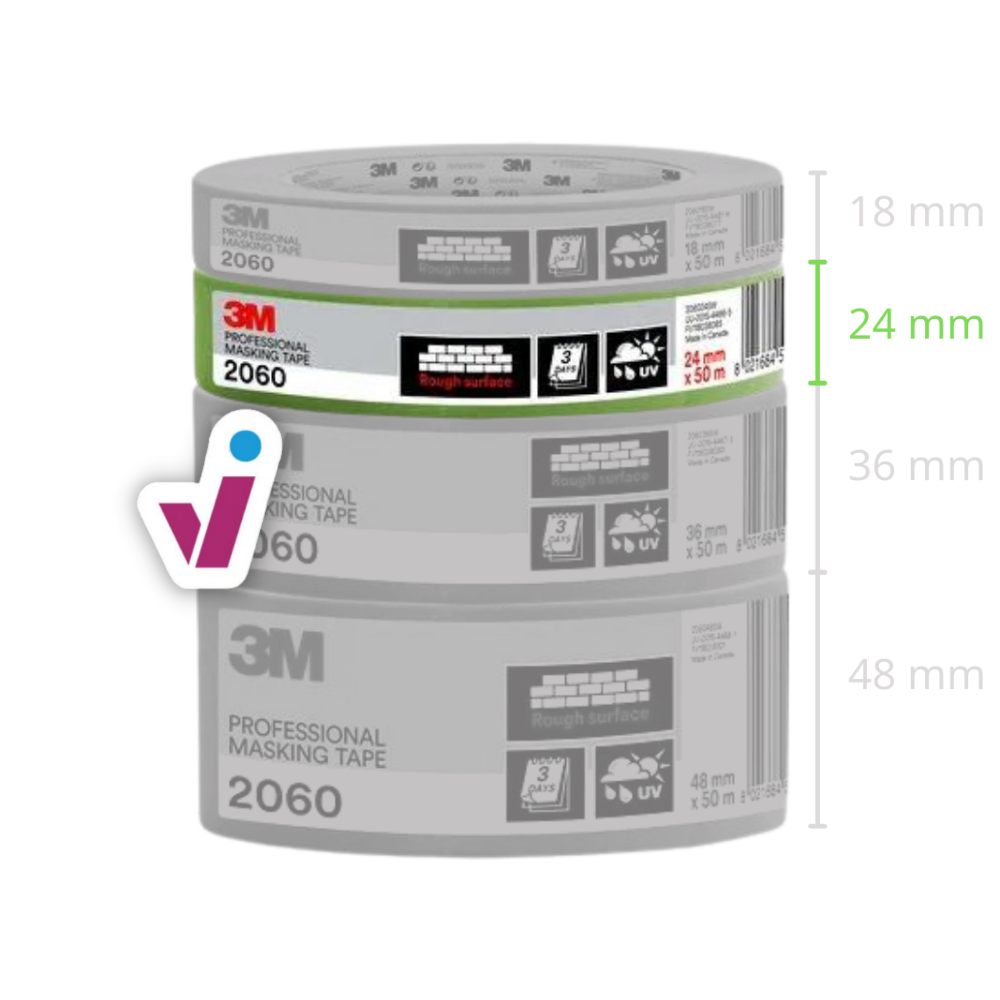 3M Groene Masking Tape 2060