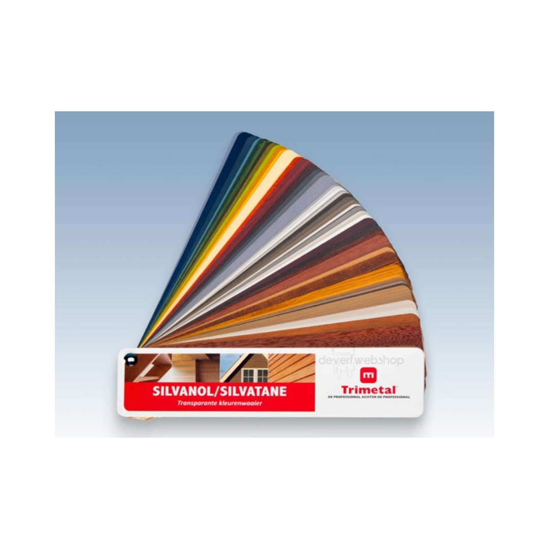 Trimetal Silva Kleurenwaaier Transparante Houtkleuren